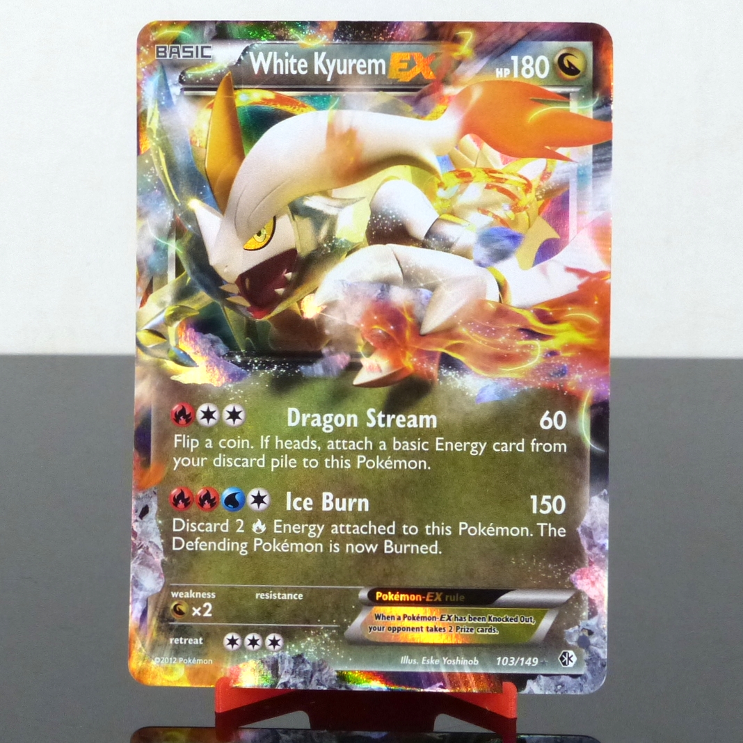 Pokémon 103/149 White Kyurem EX - Holo - Boundaries Crossed - Black & White - 2012